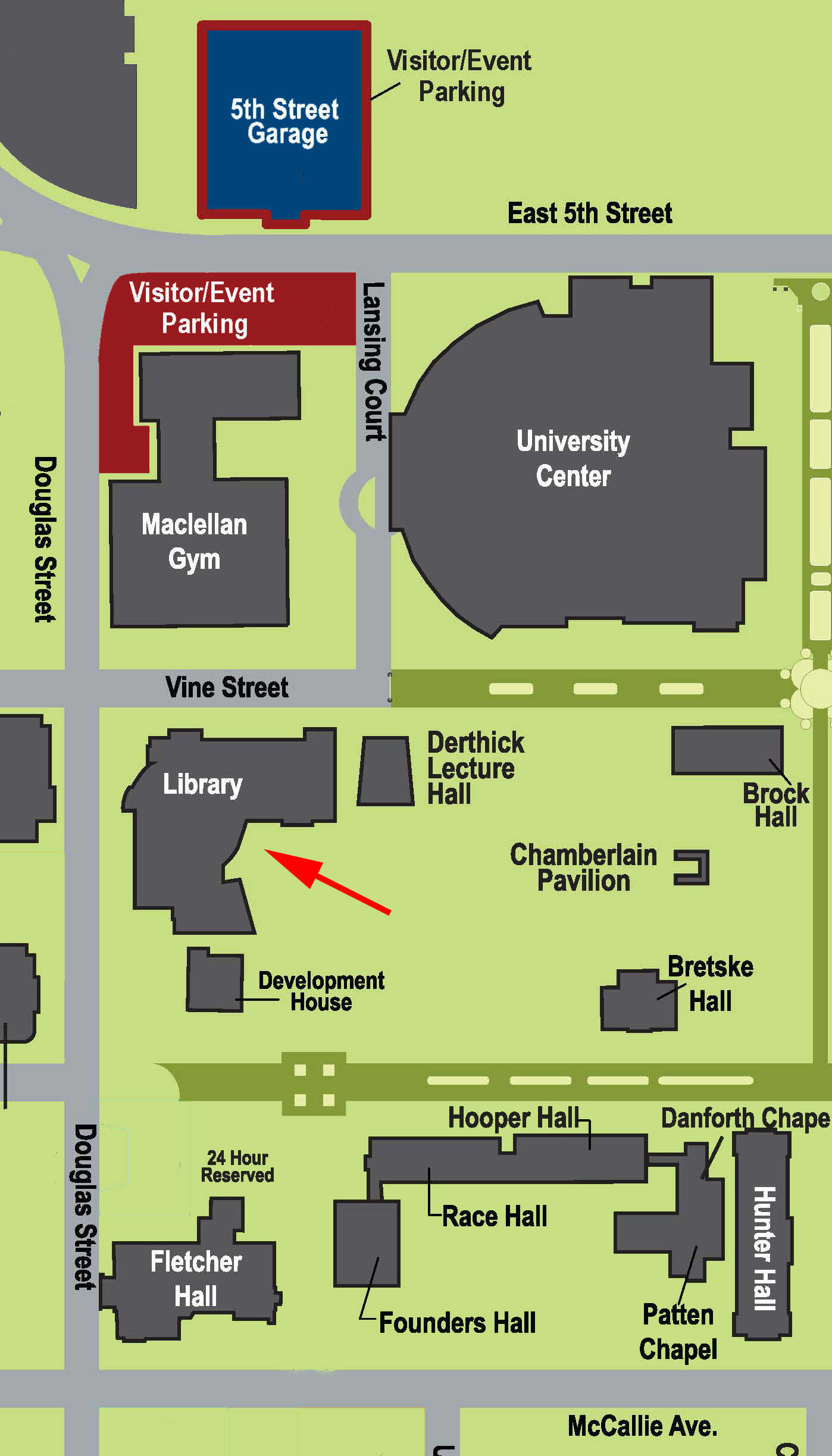 Hours and Location | UTC Library