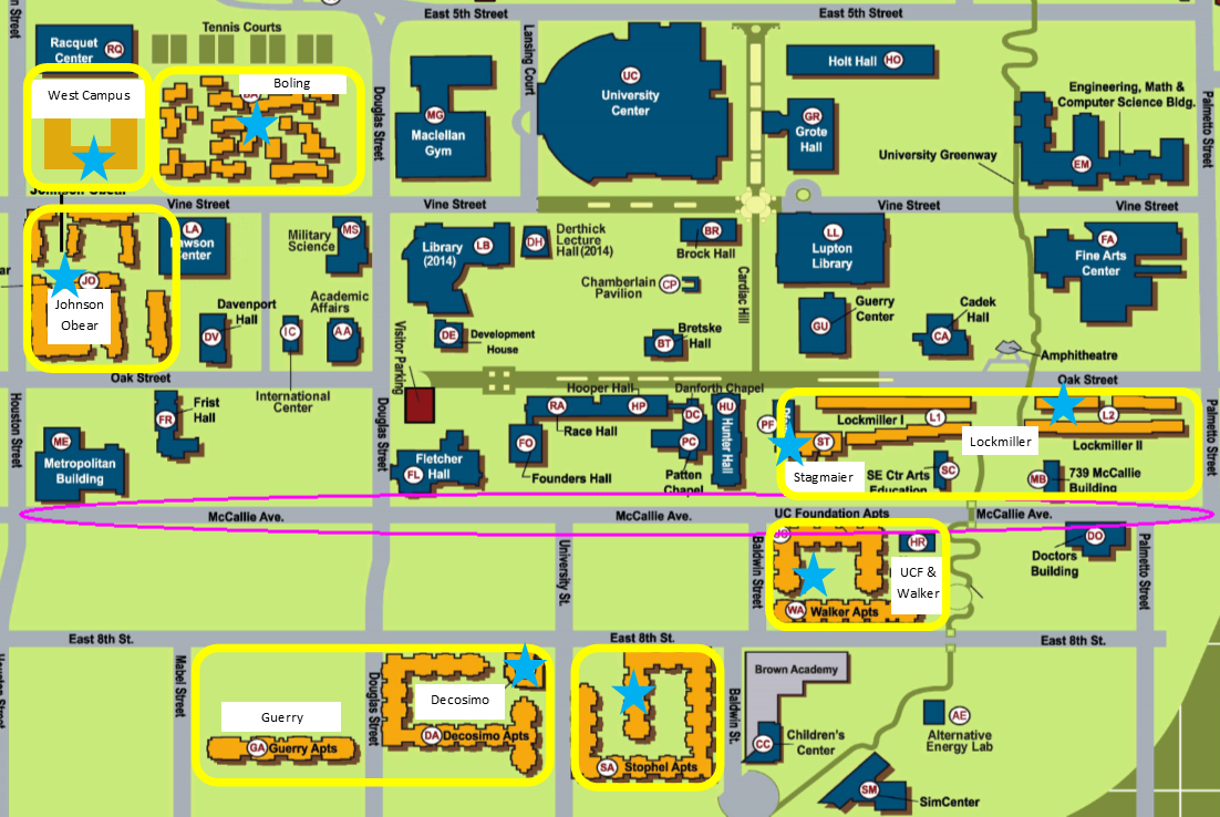 West chester university campus map - loalive