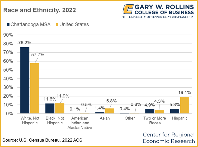Chattanooga Race and Ethnicity