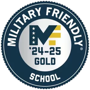 Military Friendly School: 24-25 Gold Logo