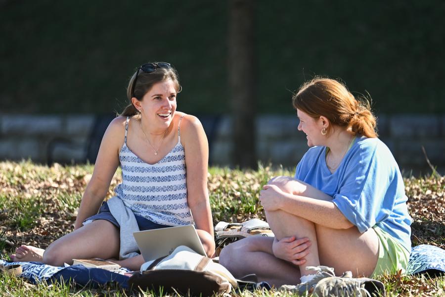 UTC Become a Moc UTC female students outdoors